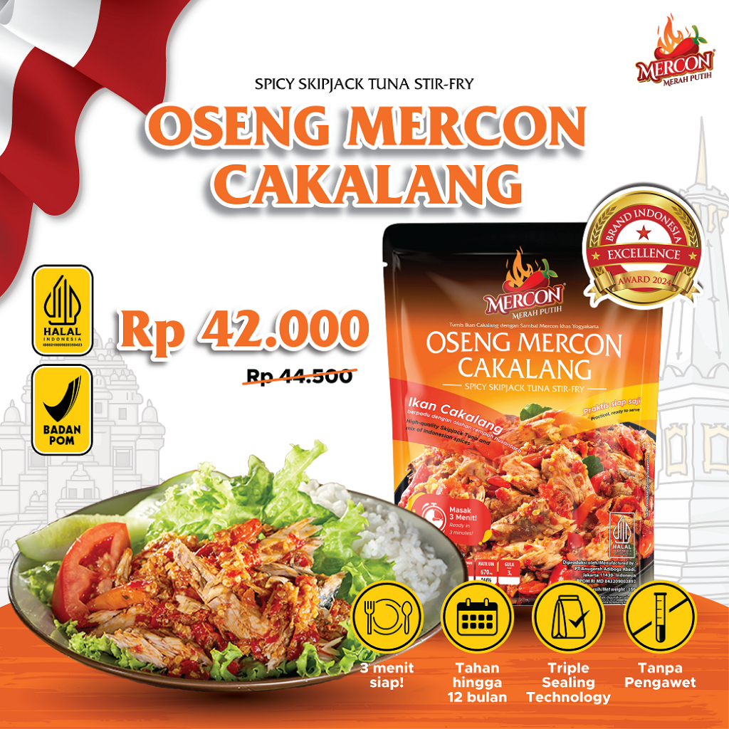 

Mercon Merah Putih - Satuan || Oseng Mercon Cakalang