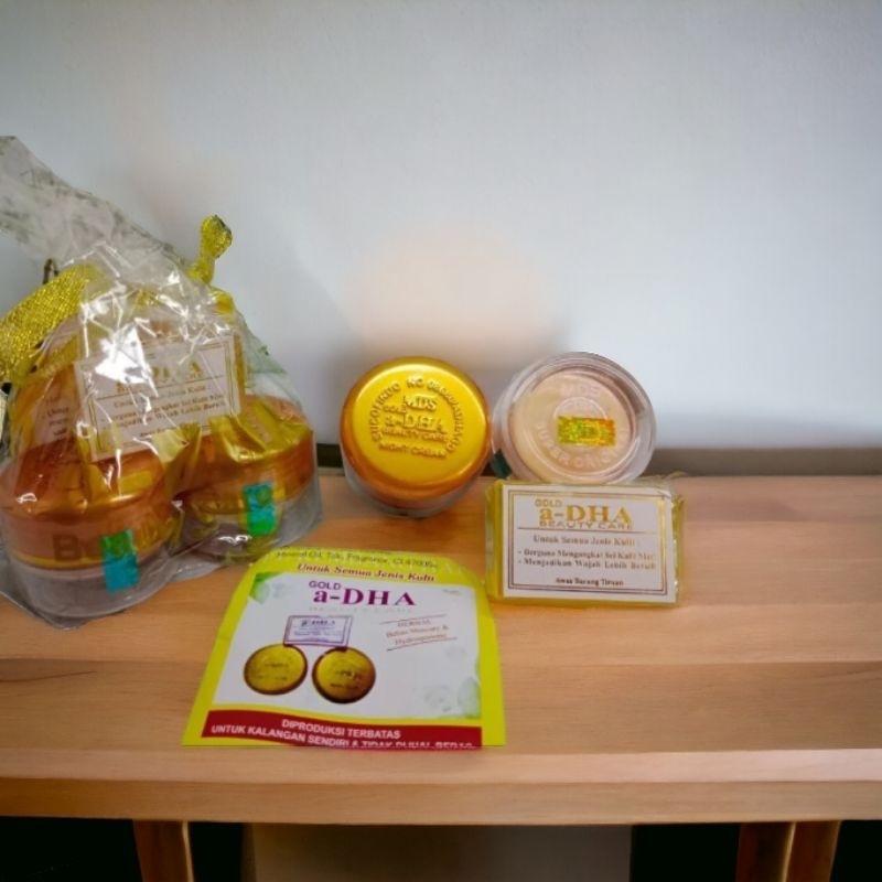 Cream A DHA Gold embos timbul original mds