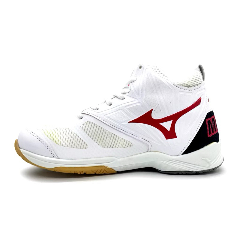 Sepatu Olahraga Mizuno Putih merah Sepatu Volli Badminton Basket