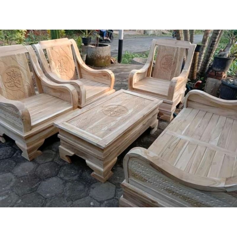 Kursi Tamu Minimalis kursi tamu FULL KAYU JATI kursi tamu minimalis semut Kursi ruang tamu kursi mej