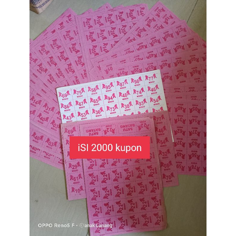 

kertas Manila kolase cabutan bentuk lembaran ganjil genap