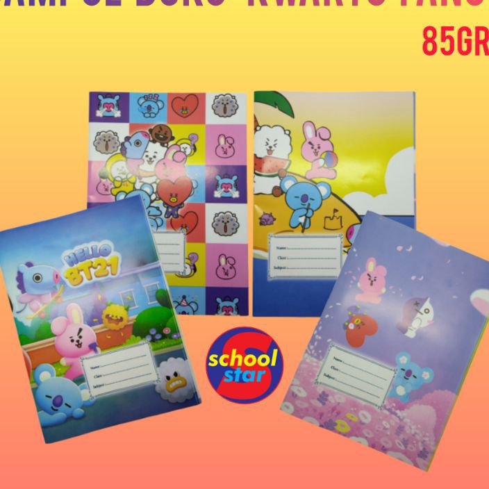 

PROMO SUPER ISI 2 LEMBAR SAMPUL BUKU KERTAS KWARTO SAMPUL GAMBAR FANCY SAMPUL BUKU TULIS SIDU 85gr