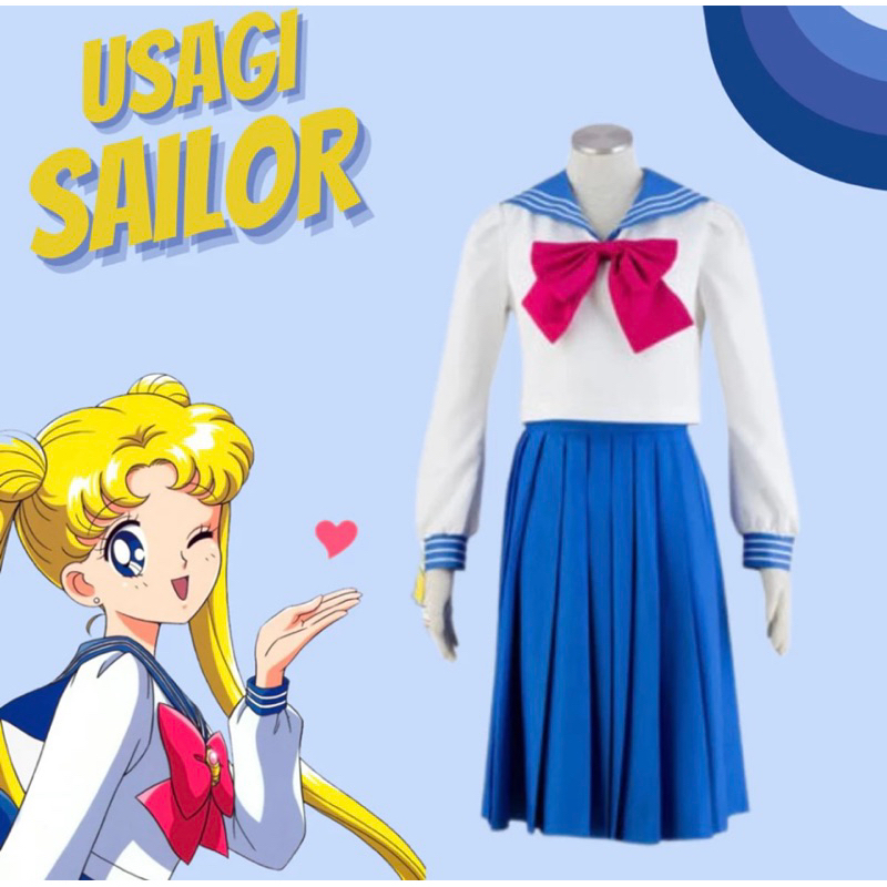 Usagi sailor set tersedia size S-XL