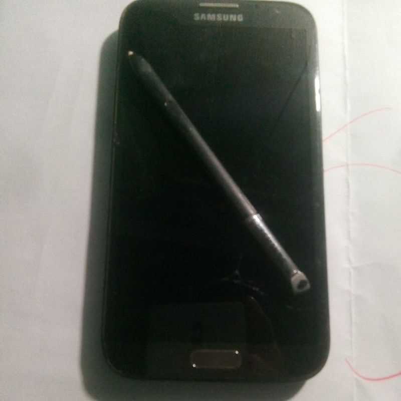 lcd touchscreen samsung note 2 GT-N7100 original amoled normal minus retak