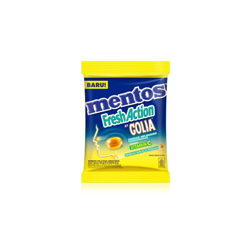 

Mentos Fresh Action Golia Honey Lemon 100 gram