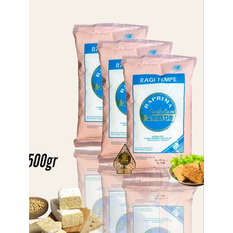 RAPRIMA inokulum RAGI Tempe 500G 1PCS