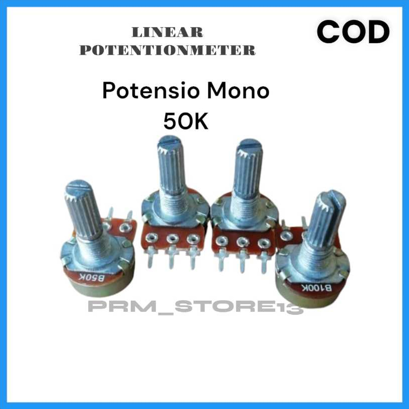 POTENSIO 50K MONO - POTENSIO MONO 50K - POTENSIO VOLUME 50K - PEMBESAR VOLUME 50K