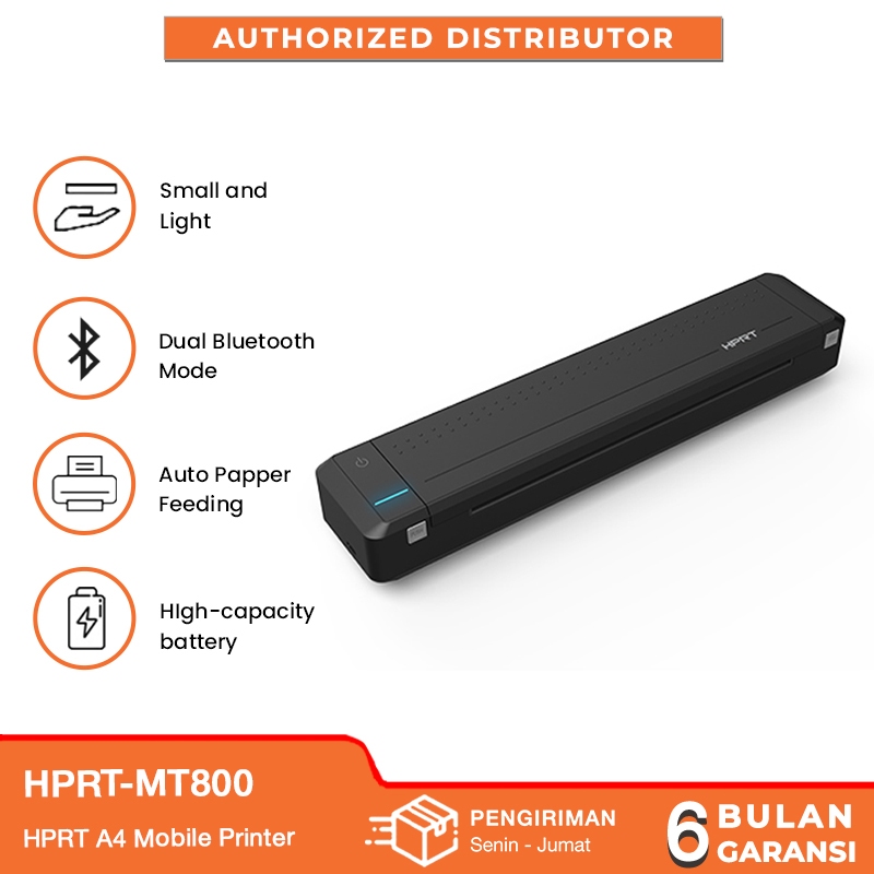 HPRT MT800 A4 Mobile printer Bluetooth