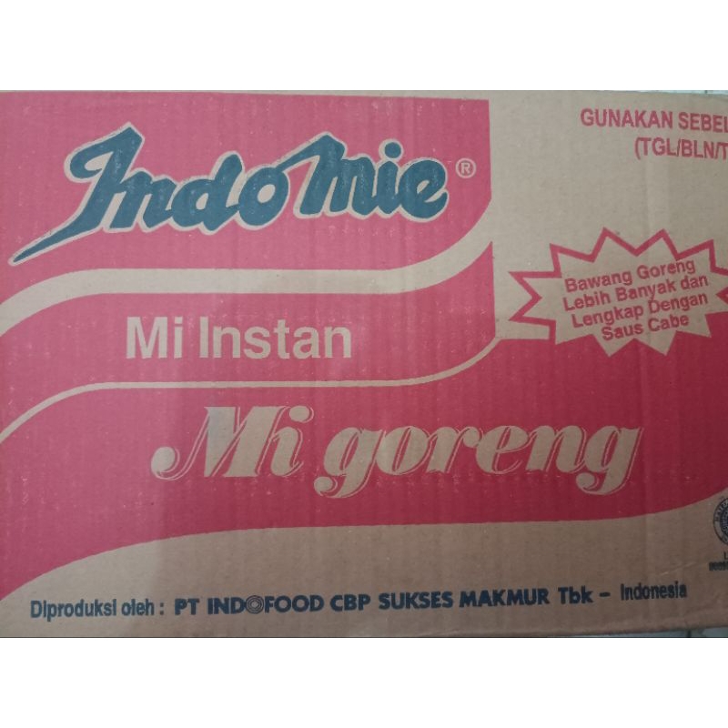 

Indomie Goreng 1 karton isi 40pcs