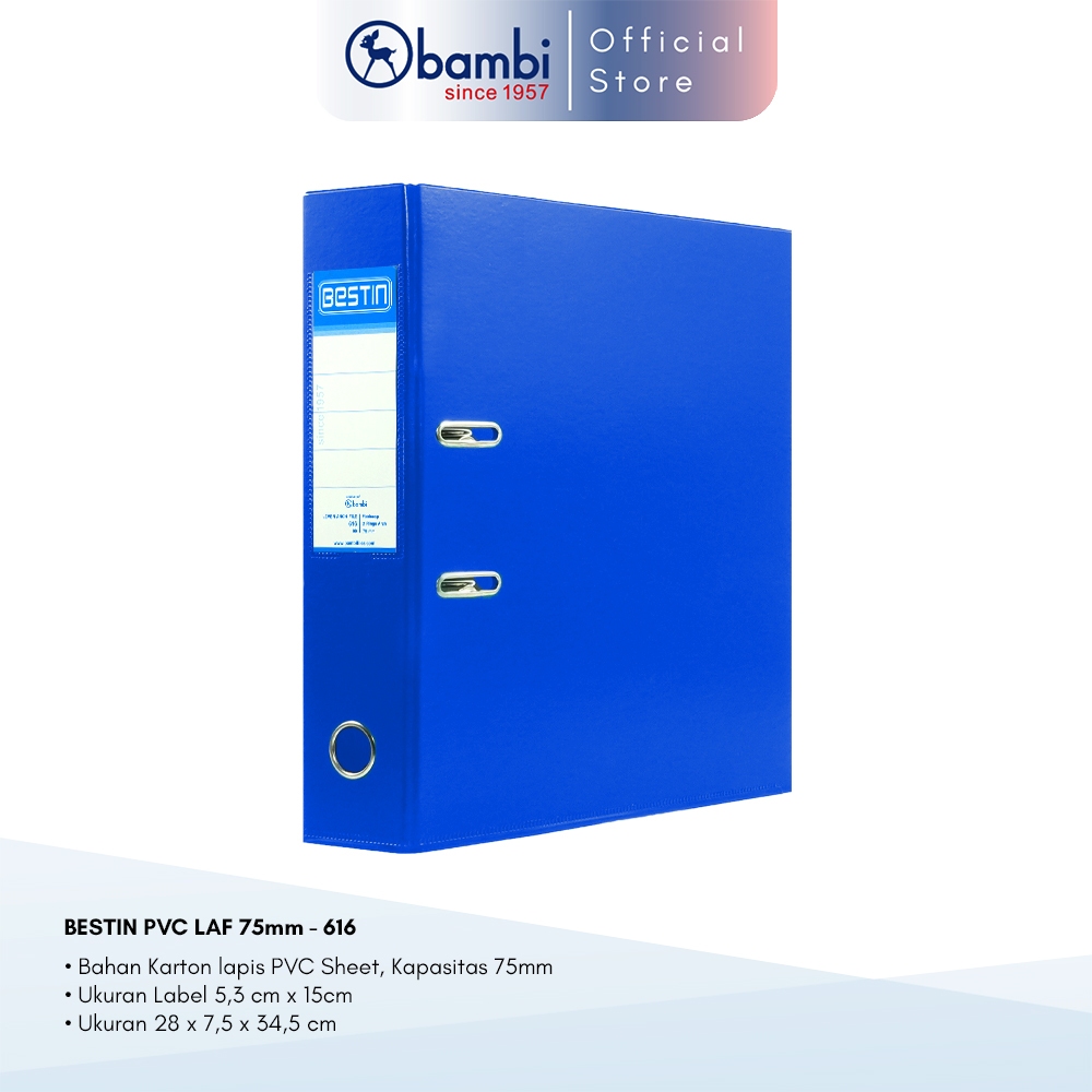 

Bestin Lever Arch File Ordner Folio All Colour Jumbo Size 75 mm Original