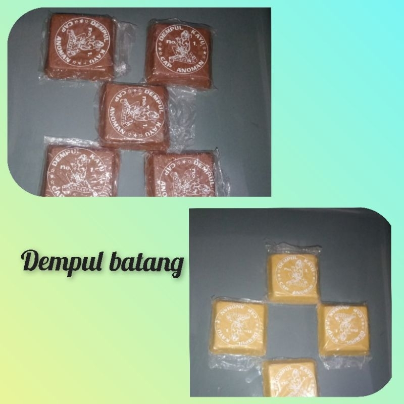 Dempul kayu,dempul batang,dempul bakar