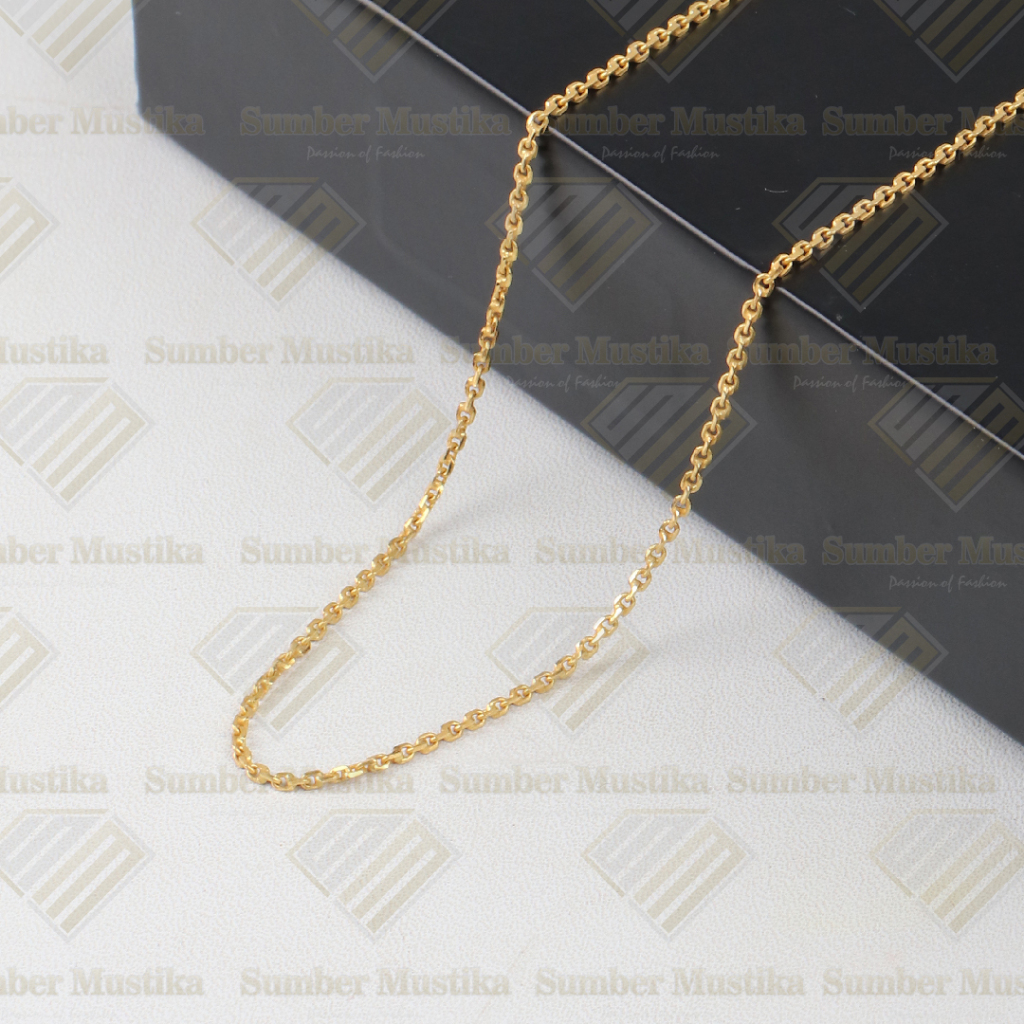 Kalung Model Rante Medan Emas 24 Karat