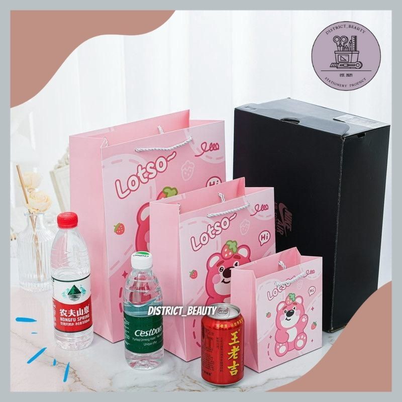 

PAPER BAG LOTSO BEAR MEDIUM SIZE GOODIE BAG TAS ULANG TAHUN ANAK MOTIF TEMA LOTSO TERMURAH