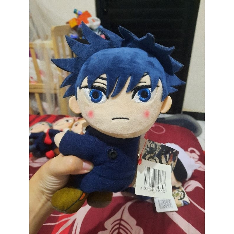 Jujutsu Kaisen Megumi Plush Mascot Button Kancing - Sega