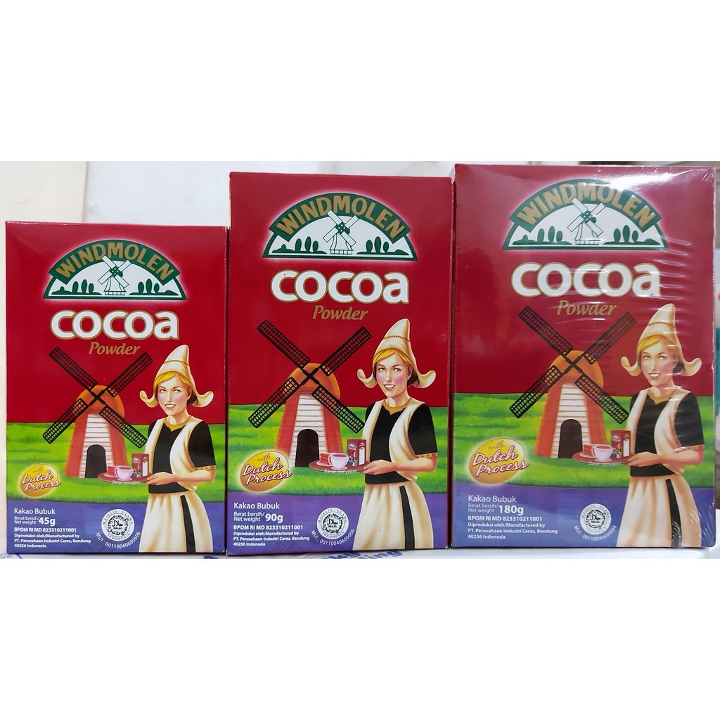 

Wind Molen Cocoa Powder Bubuk Kakao Serbuk Minuman Instan Cokelat Chocolate Drink With Dutch Process