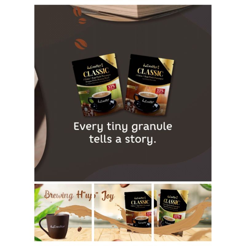 

Chek Hup Classic / Classic Hazelnut (1 pack = 12 sachets)