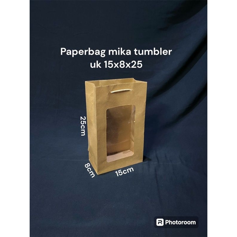 

Paperbag mika tumbler uk 15×8×25 (isi 12pcs)