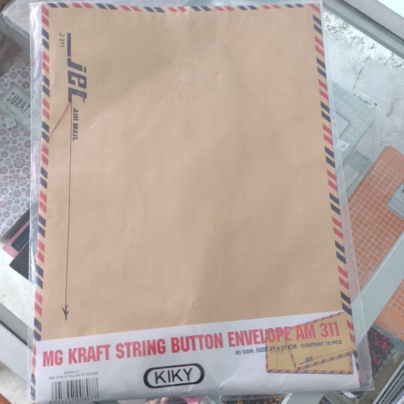 

amplop dinas amplop coklat folio Tali per pak10lbr