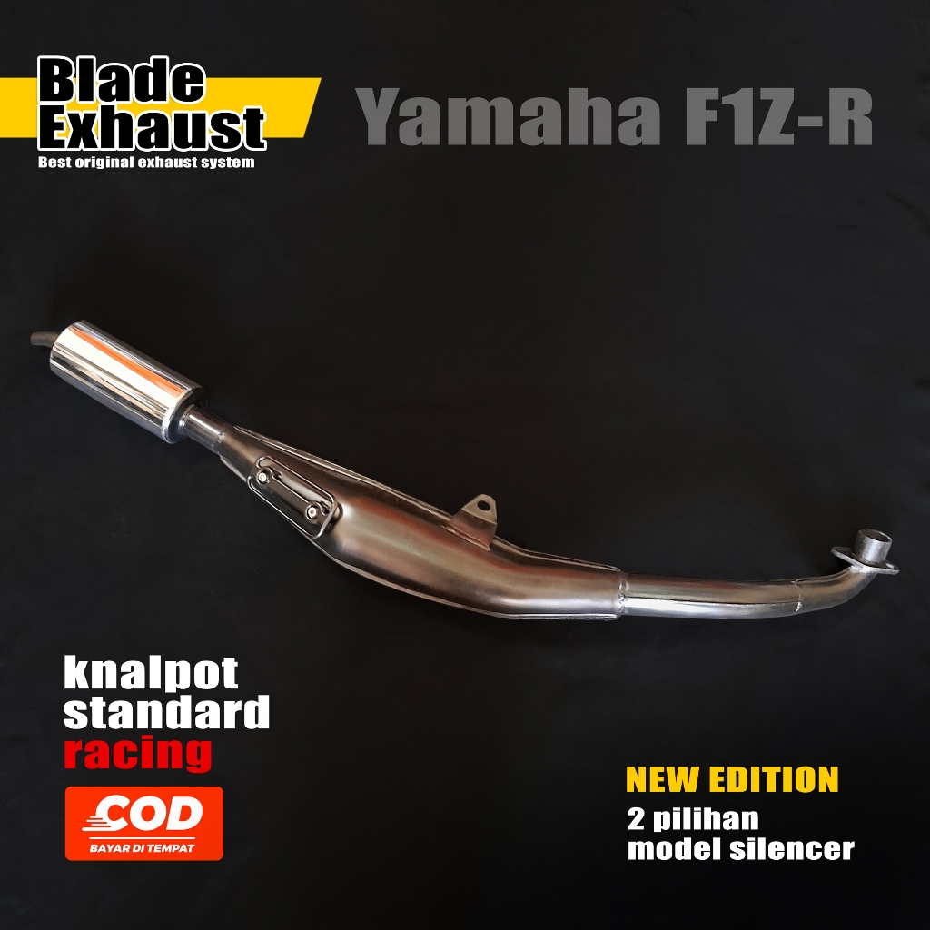 KNALPOT STANDAR RACING FIZR F1ZR FIZ Model/type Yy pang yypang, silincer stainles, aluminium dan cro