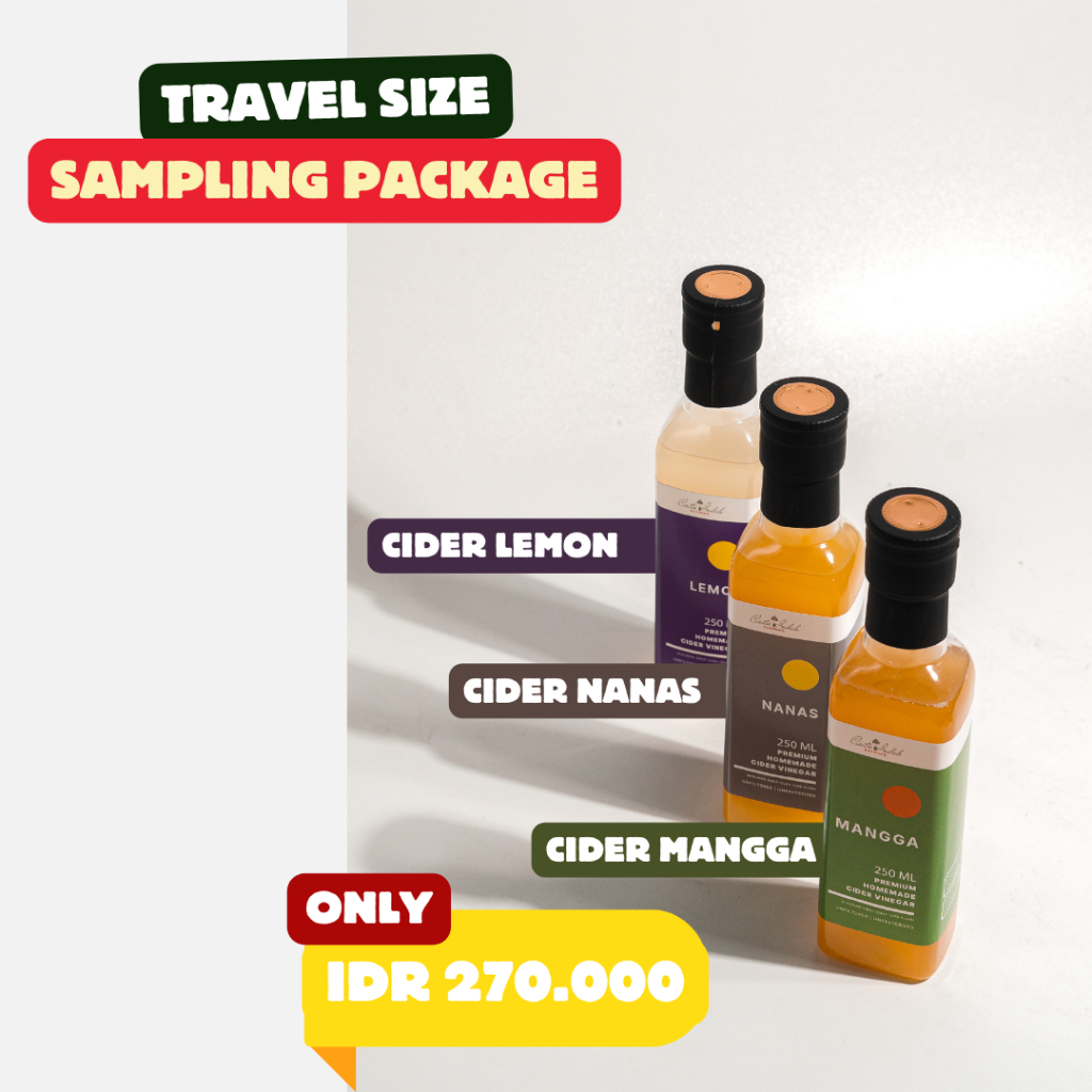 

Paket Bundling Traveling Size Cuka Cider Cisitu Indah