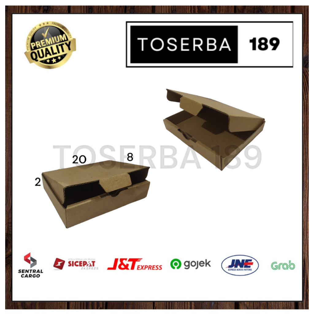 

kardus packing diecut/box pizza uk 20x8x2 cm