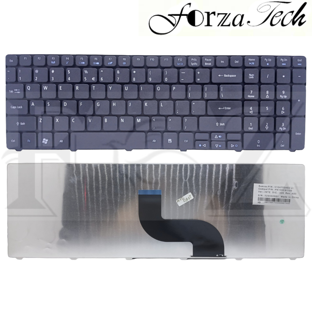 Keyboard Laptop cer Aspire 5810T 5536G 5738Z 5810 5739 5338 5410t 5538 5542 5538G 5542G 7560 7560G 7