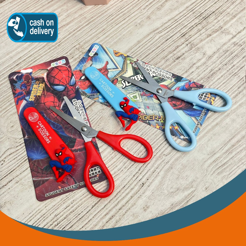 

GUNTING MINI SPIDERMAN PLUS PELINDUNG MN-1423 CARTOON SCISSORS WARNA WARNI FULL COLOR ALAT PEMOTONG KARAKTER TAJAM LUCU UNIK FANCY KARAKTER ALAT TULIS KANTOR SEKOLAH MURAH TERMURAH COD