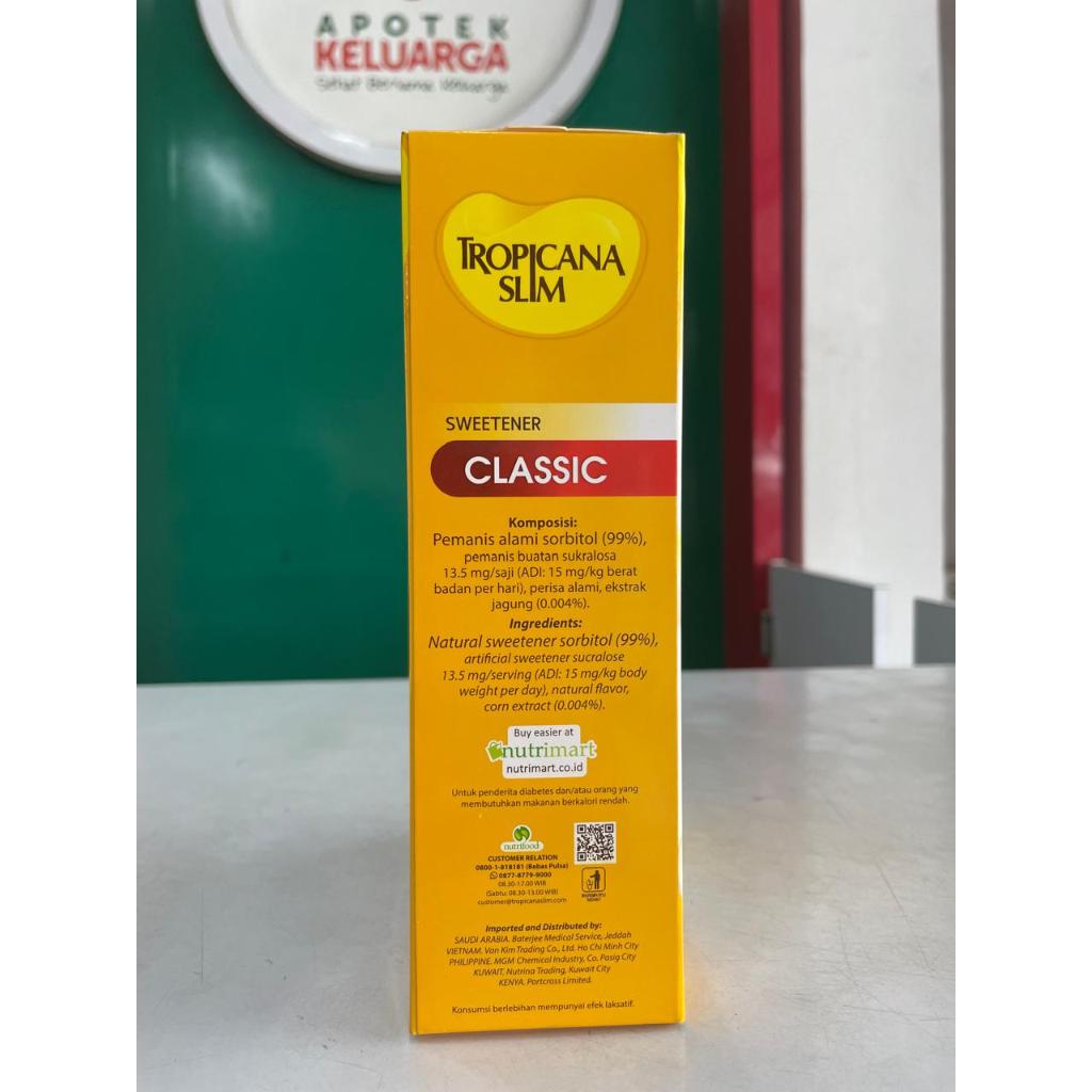 

TROPICANA SLIM SWEETENER CLASSIC #100Sachet #Mencegah Diabetes #Cocok Untuk Diet