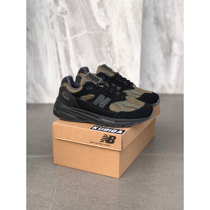 New Balance 991 V2 Stone Island Black Army / NB 991 V2 Stone Island Black Army