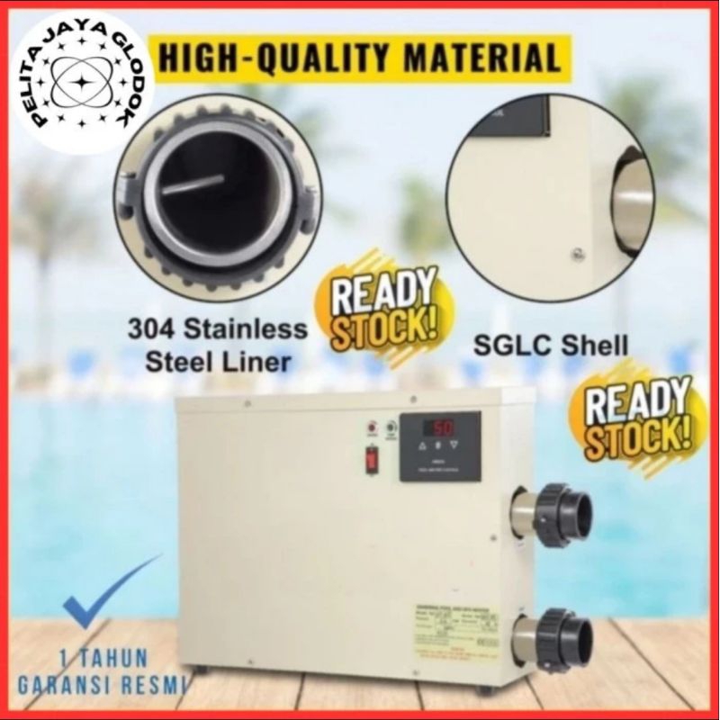 water heater termostat kolam renang pemanas kolam renang jacuzzi spa