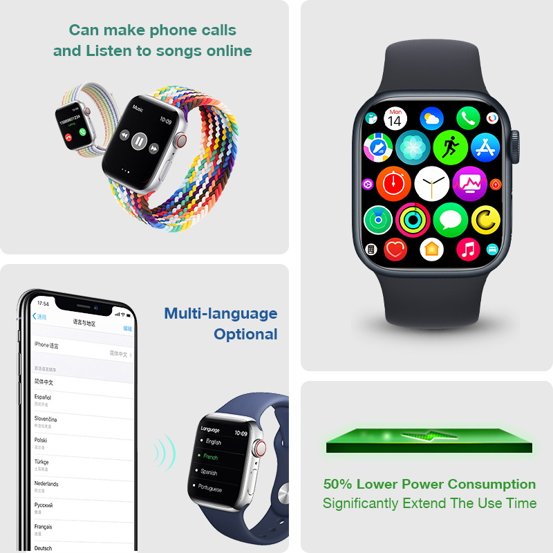 PREMIUM PREMIUM GARANSI 2024 Original CASIO SmartWatch 9 PRO MAX S 1.99 "HD Full Touch Screen