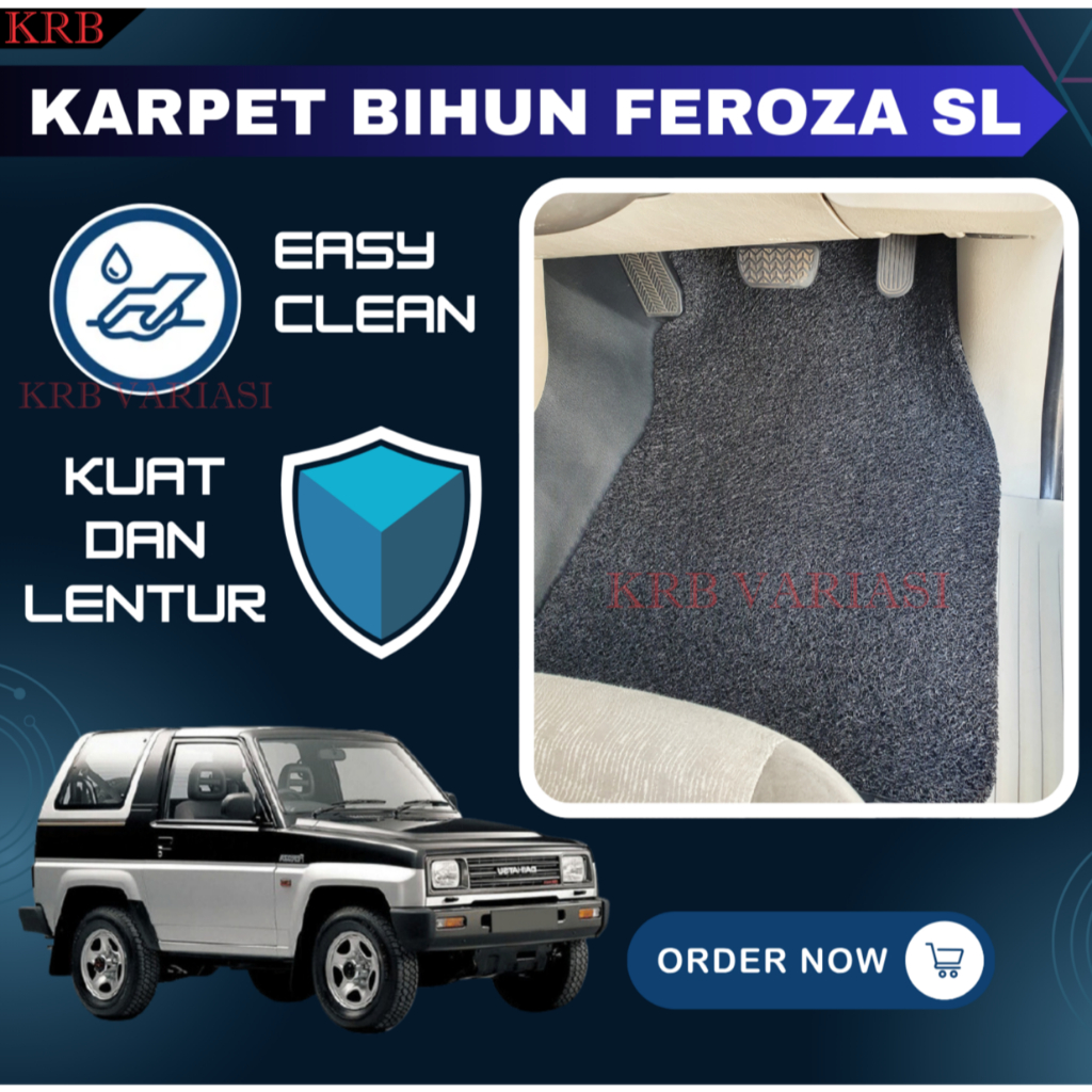 Karpet Lantai Mie Bihun Cream Daihatsu Feroza Karpet Mie Mobil Feroza Fullset Karpet Set Feroza