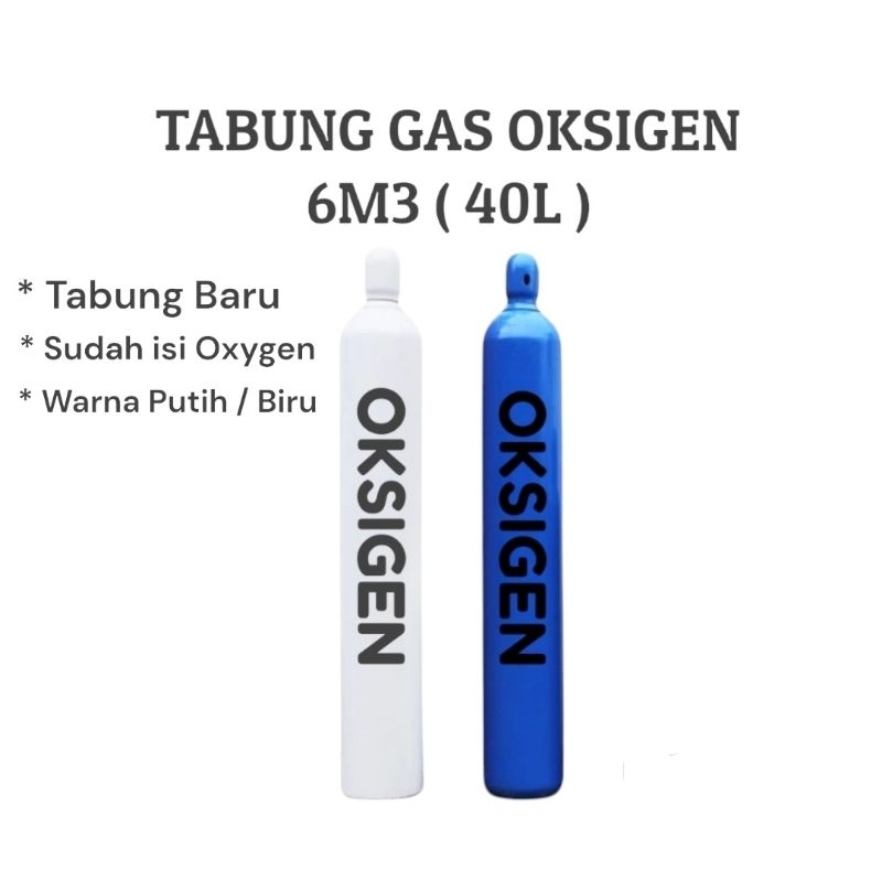 Tabung Oksigen 6m3 + isi Oksigen