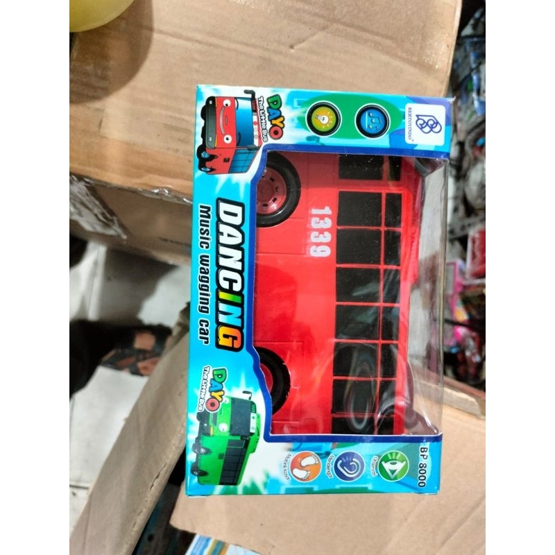 laris mainan mobil bus dayo musik dan lampu BP8000