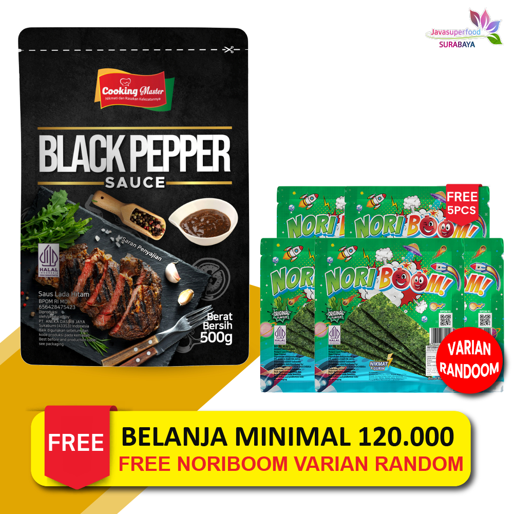 

SBY. Cooking Master - Blackpepper Sauce / Saus Lada Hitam 500gr