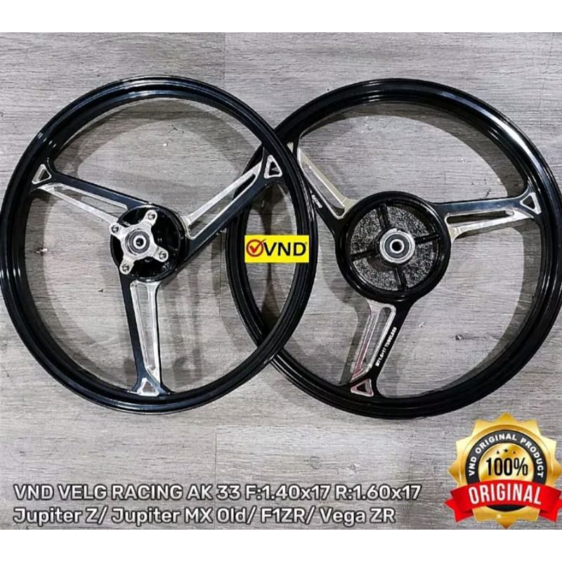 velg racing vnd ak 33 P3 140x17 & 160x17 Jupiter z Jupiter mx old Vega zr F1Zr pelak original  vnd a
