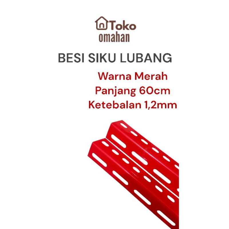 Besi Siku Lubang Potong 60cm