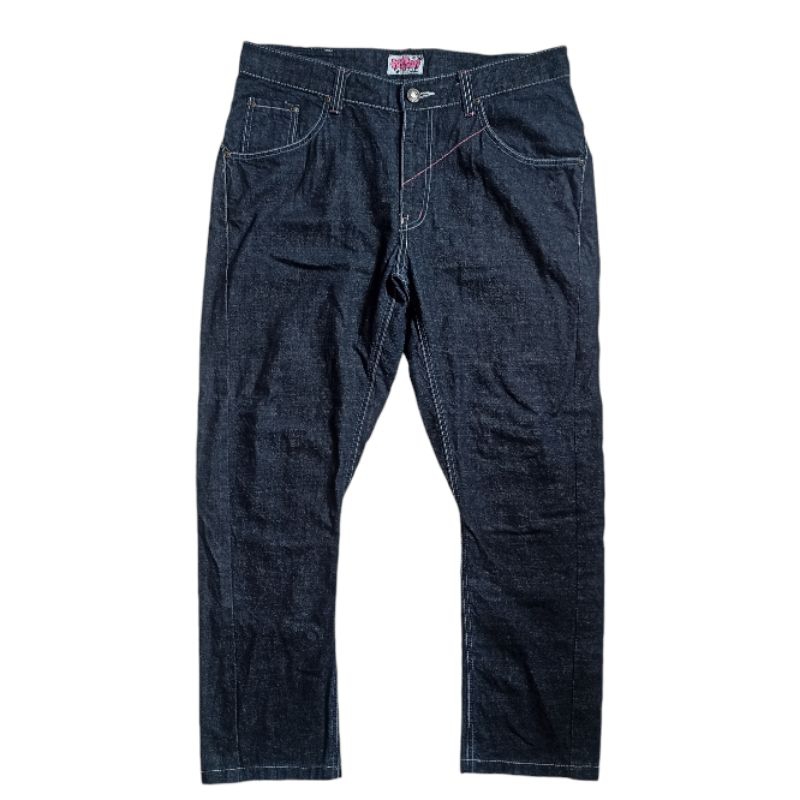 Preloved Celana Panjang Jeans Brand Arson Hitam Celana Motor Garmen Size 37 - 38