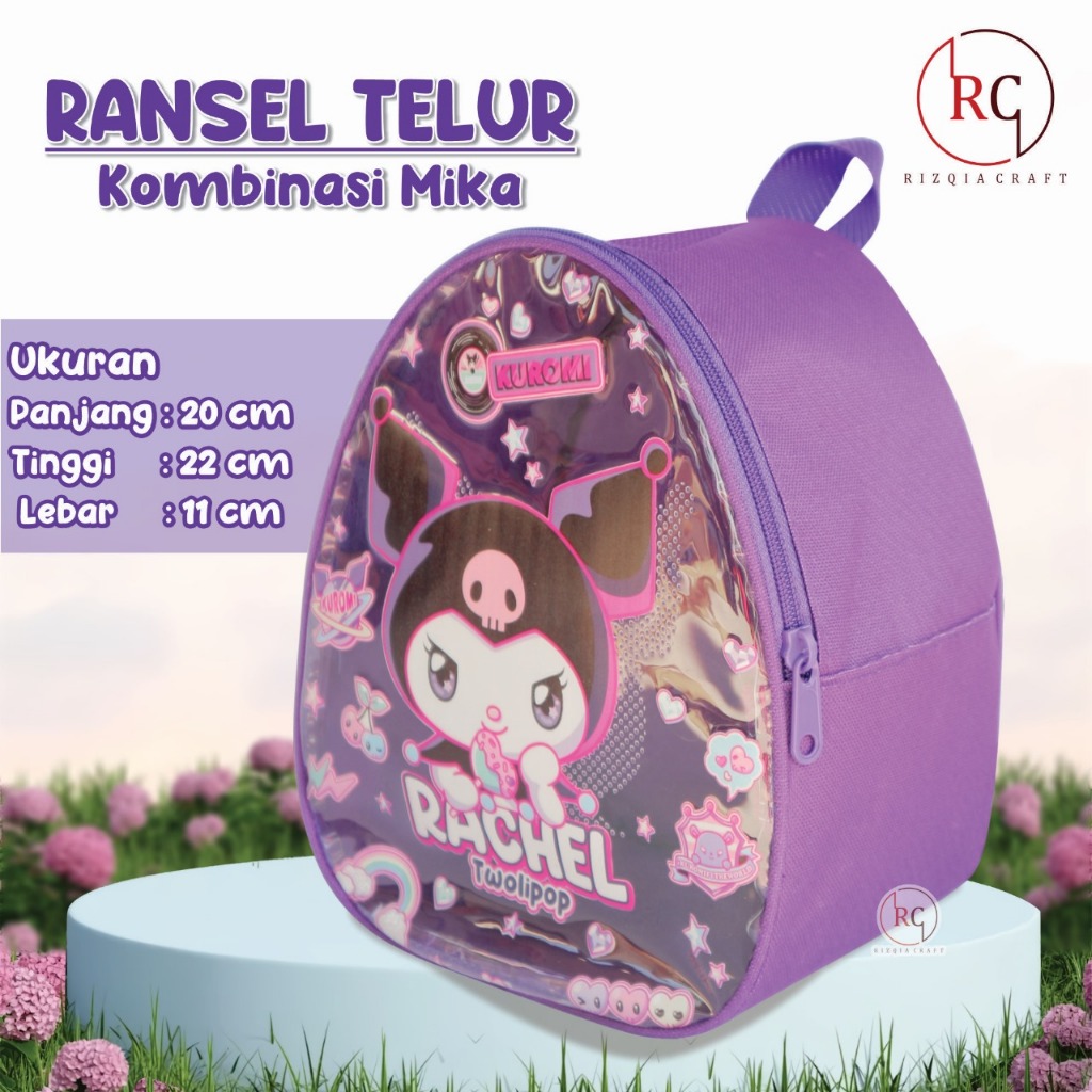 

Ransel telur mika kombi polyester/tas ulangtahun/souvenir