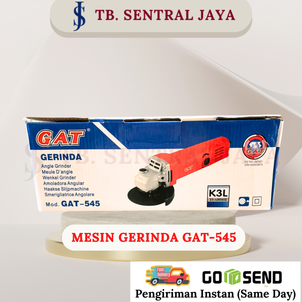 Mesin Gerinda GAT-545/Gerinda Tangan/Mesin Gerinda