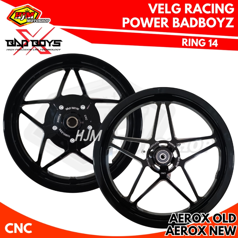 VELG RACING V SPEED/BINTANG POWER BAD BOYZ AEROX 155 OLD AEROX 155 NEW