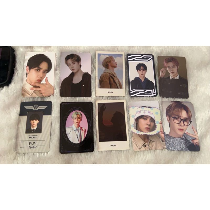 official pc photocard kun wayv nct sanrio md home polaroid from home uc universe gamecard pilot yb y