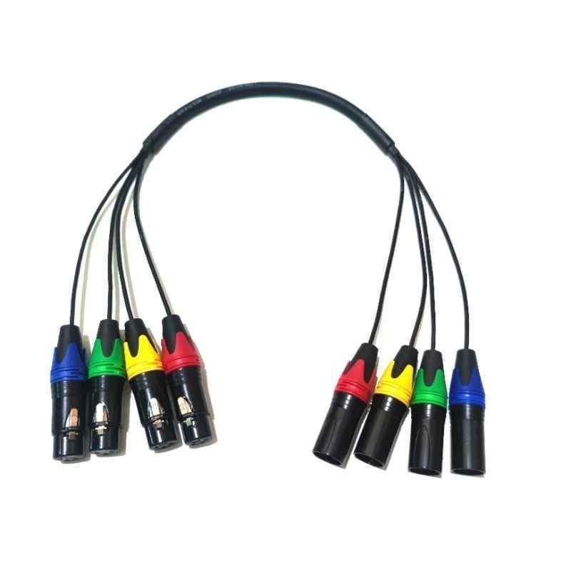 Snake Kabel 4ch TUM Original + Jack Male Female Panjang 1 meter