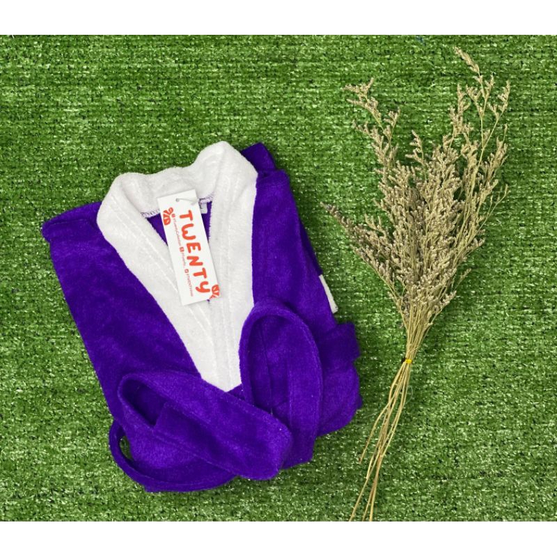 Handuk Kimono Anak Handuk Mandi Anak Kimono Mandi Anak Model List Putih