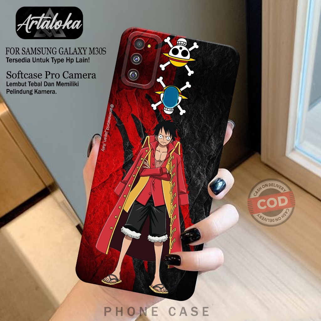 Softcase Hp Samsung Galaxy M30S Fashion Case Anime Case Samsung Galaxy M30S Silikon TPU Pro Camera C