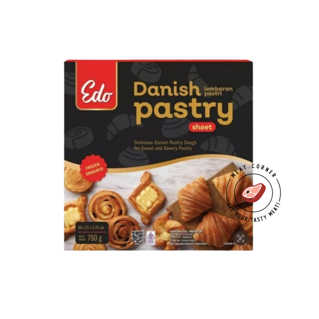 

Edo Danish Pastry Sheet 750 Gr Meat Corner BNI