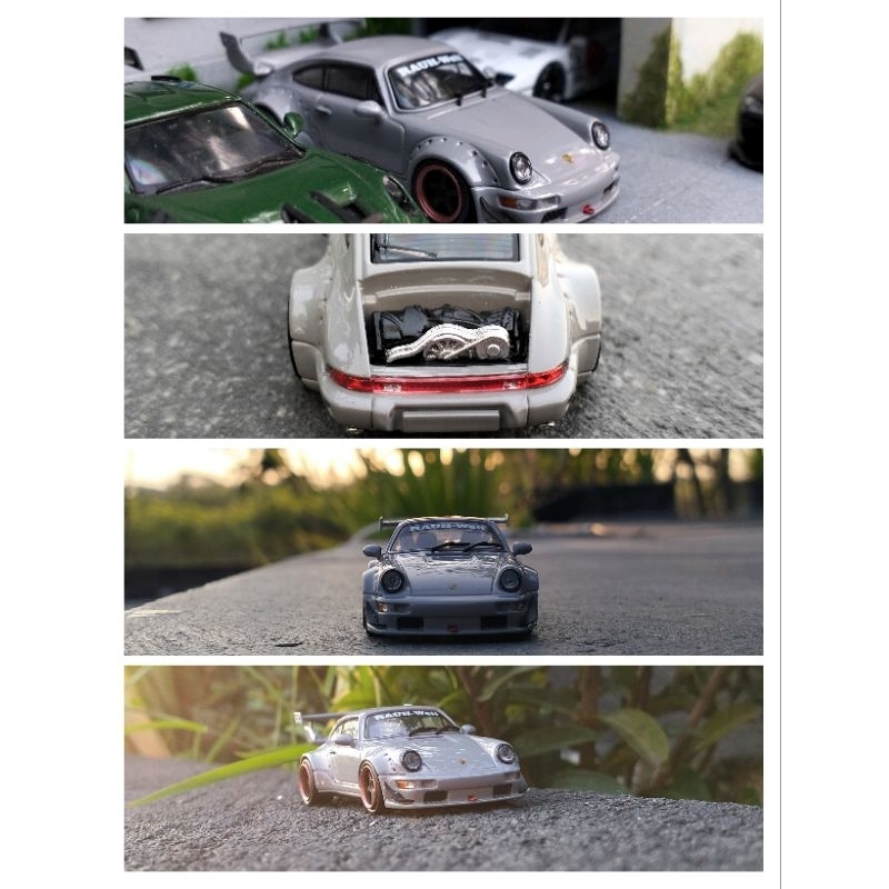 porsche 964 RWB - CM MODEL grey