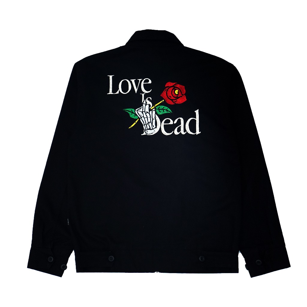 CAMO - Work Jacket Love Is Dead 9953 | Jaket Canvas Hitam Unisex