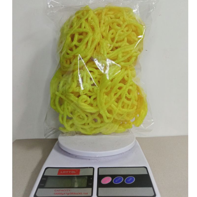 

Kerupuk Mie Kuning Matang Siap Makan 100 Gram