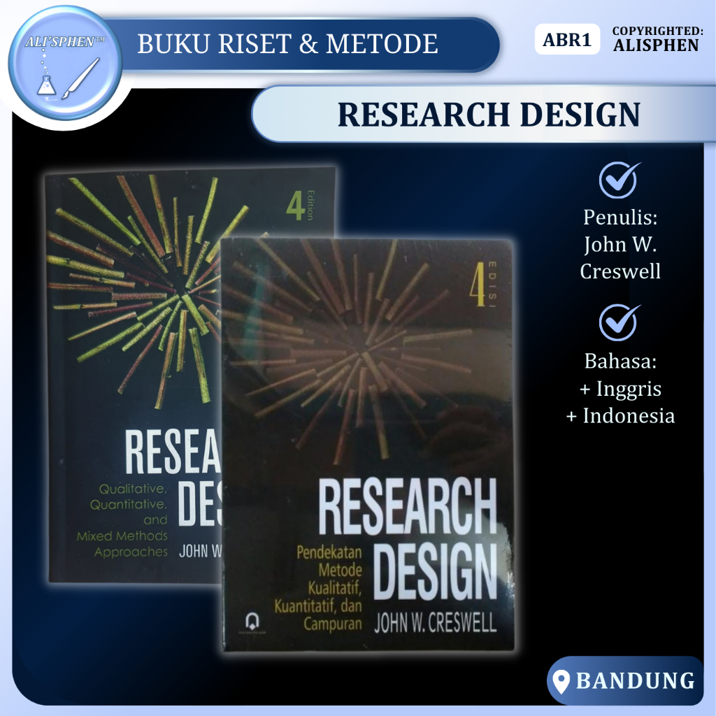 Buku Research Design | Bahasa Indonesia dan Inggris